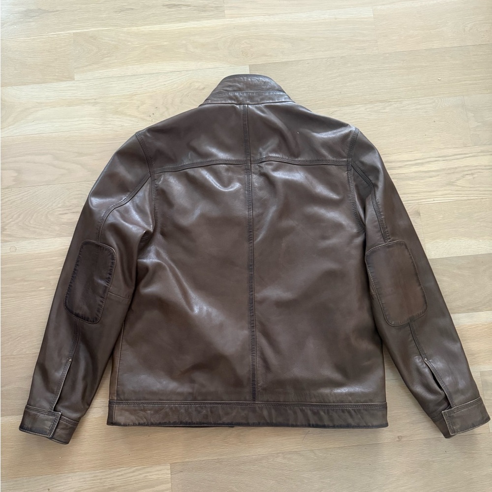 Men’s leather jacket - Picture 2 of 5